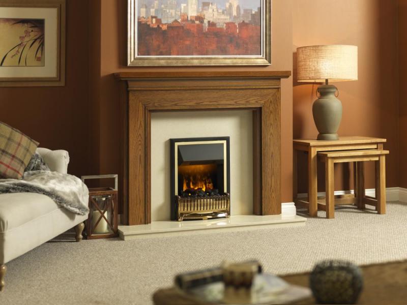 Dimplex Bellemont Brass Optimyst