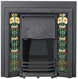 Stovax Art Nouveau Tiled Convector Fireplaces